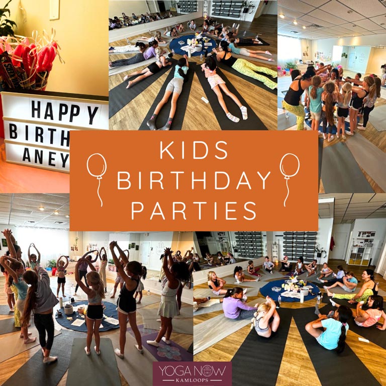 Kids Birthday Parties at Yoga Now